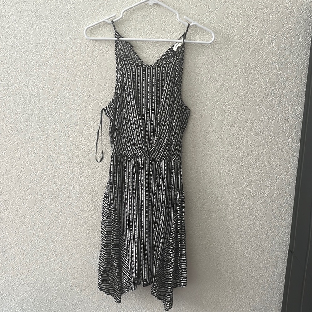 Monteau chevron patterned dress